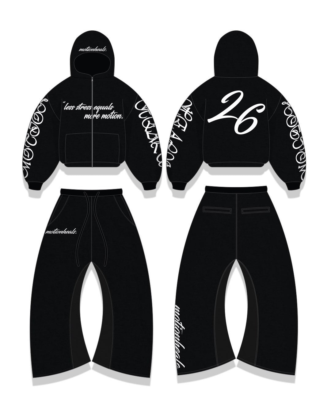 Black Less Stress = More Motion